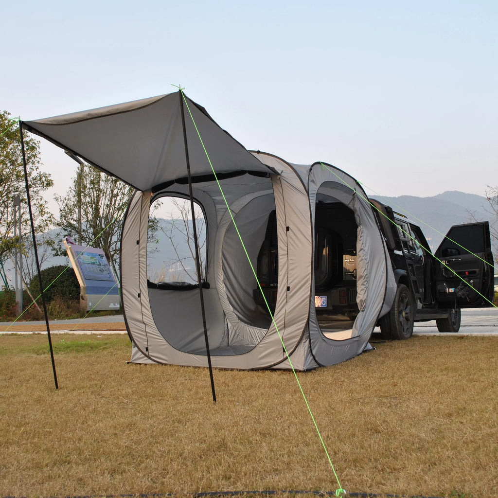 Car Tent trailer Tent, Car Tailgate Tent,Pop Up Car Rear Tent, SUV Tents Car Tents for Campers Multipurpose Truck Tent
