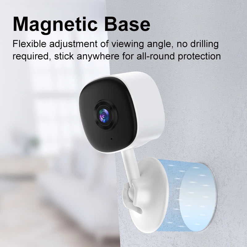 Smart Home Security Camera - 1080P WiFi Indoor Cam with Human Motion Detection, Auto Tracking, Night Vision & Audio Recording