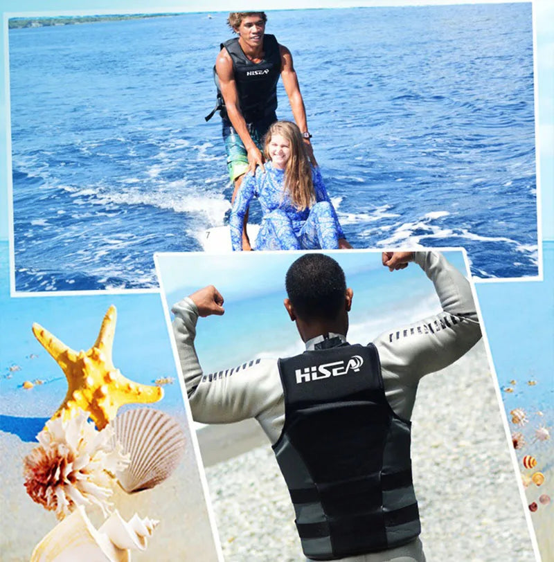 Buoyancy Suit 4 Colors Marine Flood Vest Cross-Belt Life Vest Imported Buoyant Cotton Rafting Life Vest For Boating Rescue
