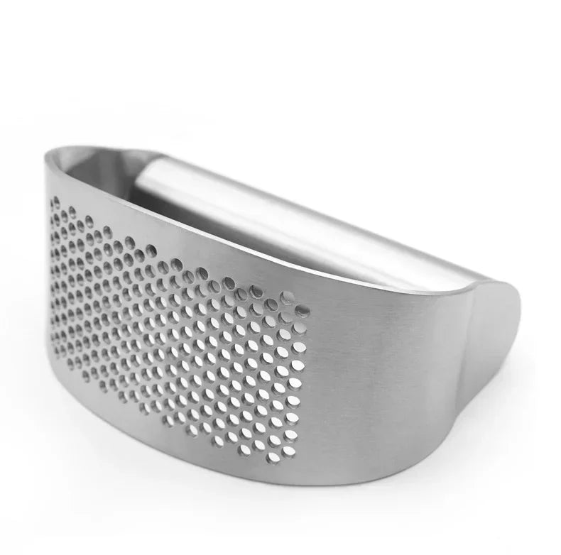Upgraded Stainless Steel Garlic Press Squeezer Manual Garlic Ginger Rocker Crusher Garlic Cutting Mince Tools Kitchen Gadgets
