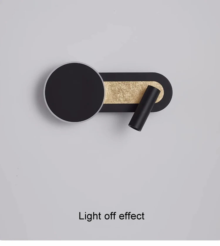 Modern LED Wall Light Living Room Bedroom Study Reading Wall Lamps Indoor With Switch Hotel Decorative Lighting Fixtures