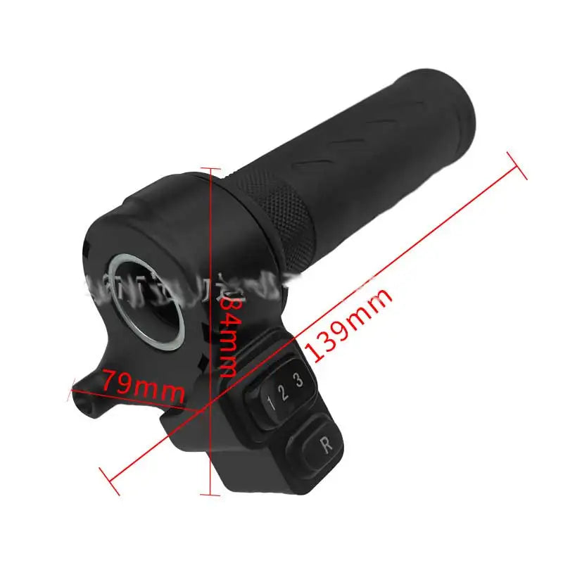 1 Pair EBike Scooter 24V 36V 48V 72V 3-Speed 8PIN, Reverse Gear Switch, For Electric Bike Throttle Control Handle