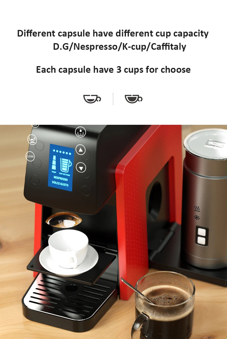 Longbank Multi-capsule Coffee Machine Automatic