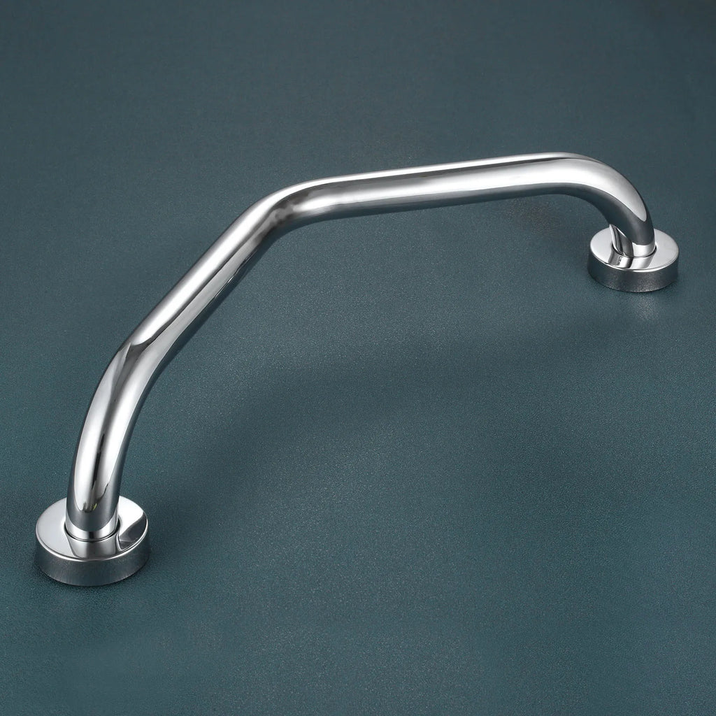 1pc Bathroom Grab Bar Stainless Steel Durable Shower Bathtub Arc Handle Grip Bathroom Toilet Elderly Disabled Safe Facility Help
