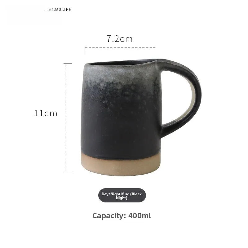 Tlife Japanese Sle Cerc Coffee Cup Vintage Small Batch Mugs Couple Cups Day Night Home Use Handmade Available