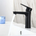 Bathroom Basin Faucet Cold & Hot Water Mixer Sink Tap Black Single Handle High Quality Kitchen Bathroom Accessory