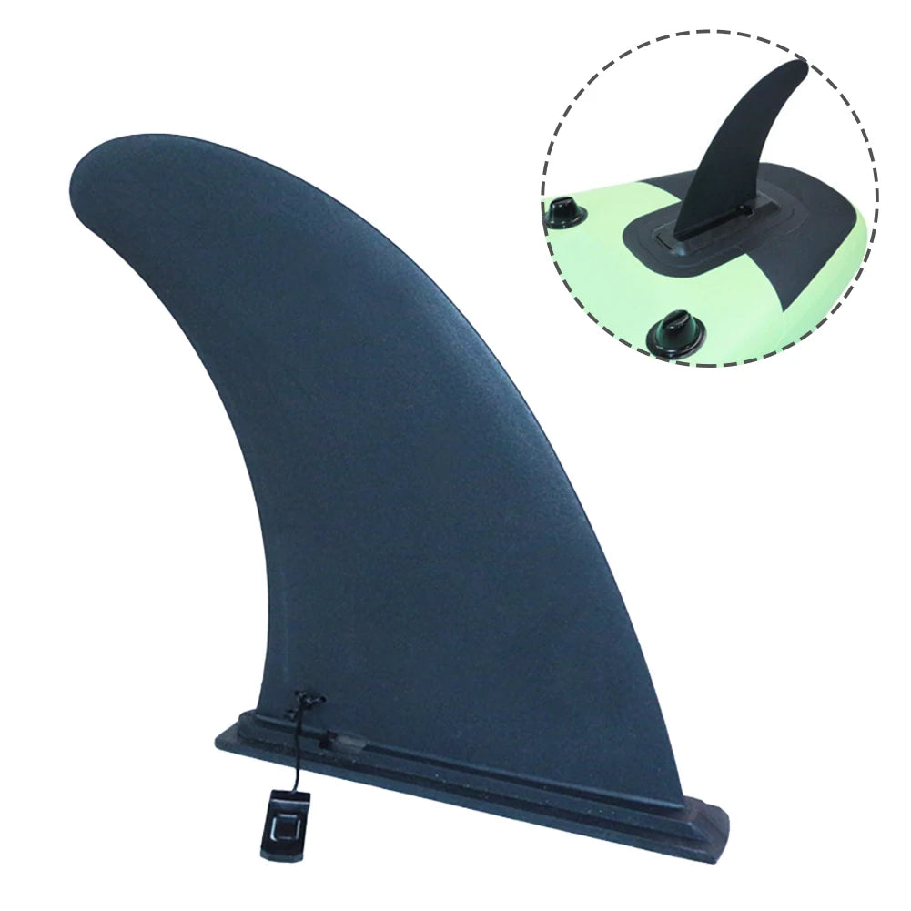 Surf Water Wave Fin 9 Inch for Stand Up Paddle Board and Surfboard Easy Mount Installation Perfect for Beginners