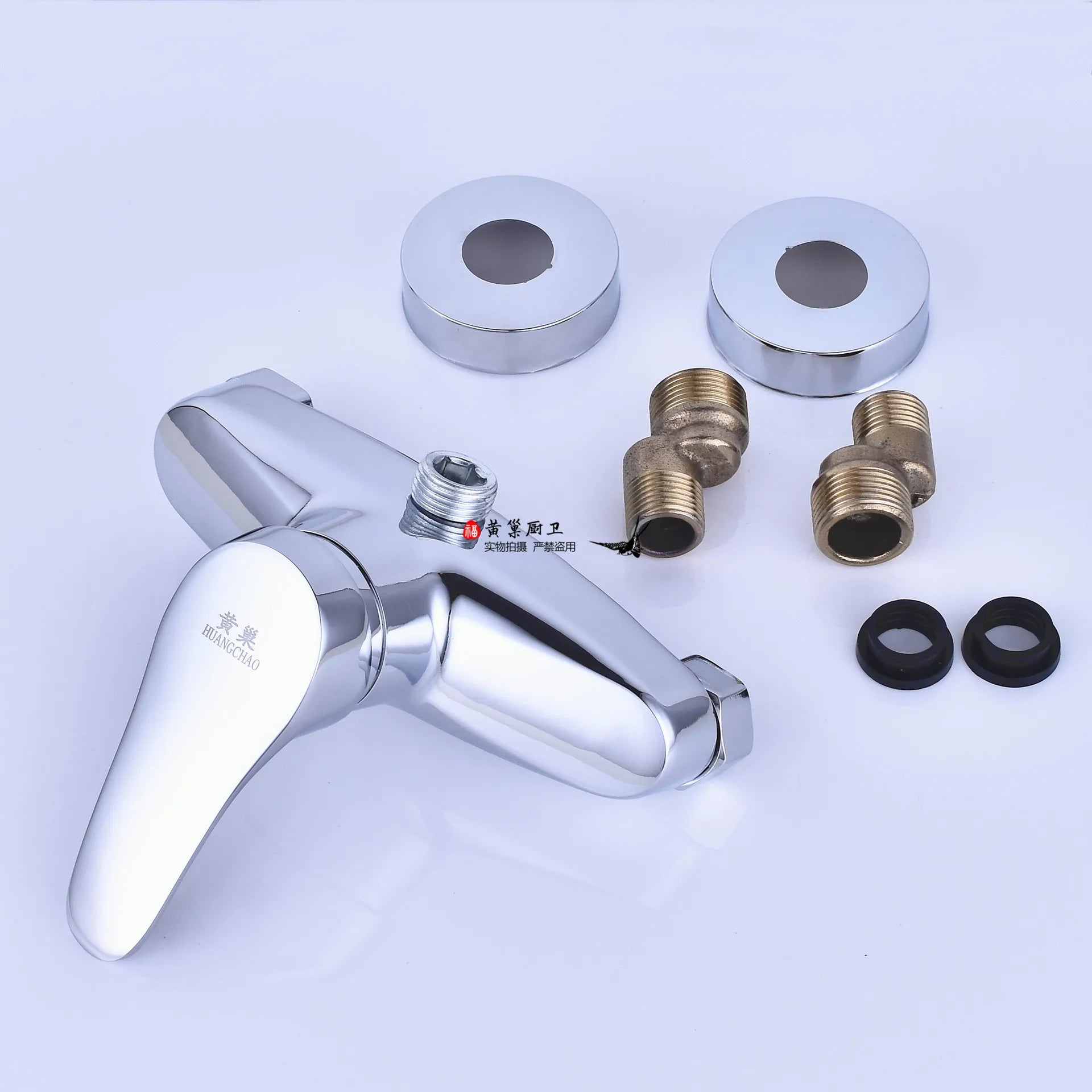 Brass Shower Faucet Mixer Valve Set with Shower Head and Hidden Switch for Bathroom Hot and Cold Water Tap  Bath