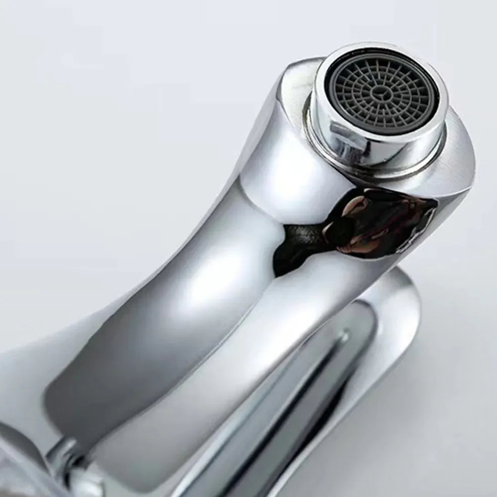 Wash Basin Faucet Double-hole Basin Faucet For Hot And Cold Water Sink Mixer Tap Bathroom Single-handle Basin Washbasin Faucet