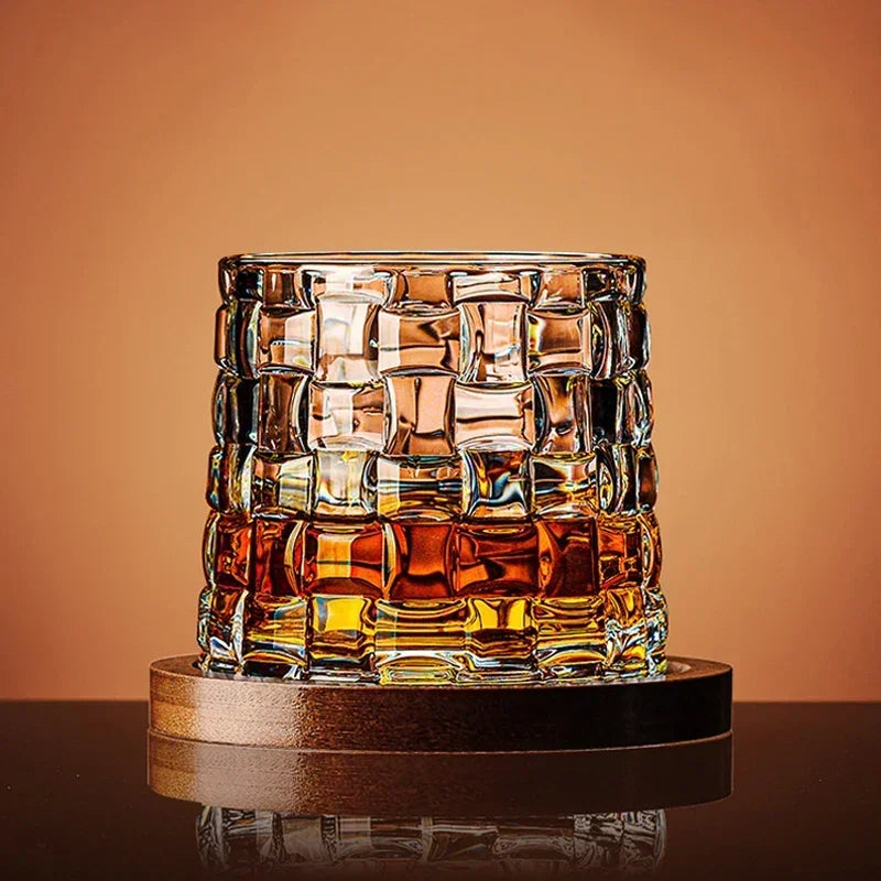 Whiskey Glass Foreign Wine Glass Household Crystal Classical Tumbler Decompression Glass Beer Glass