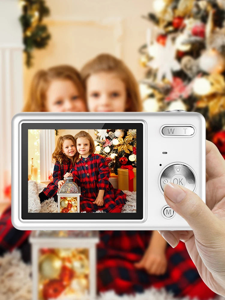 4K HD 1080P Digital Camera Anti-Shake Autofocus Vlogging Camera 2.4 Inch IPS Screen Photography Camera for Kids Adults Beginners