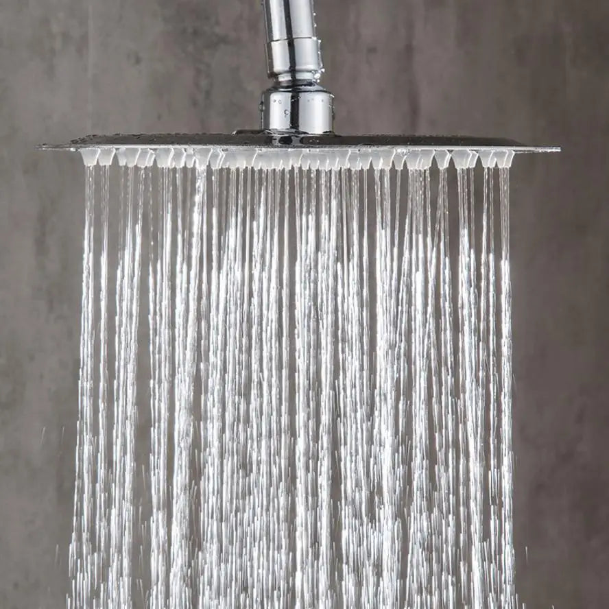 1 Pcs 8-inch 304 Stainless Steel Showerhead Top Showerhead Pressurized Shower Head Bathroom Showerhead Shower Head Single Head