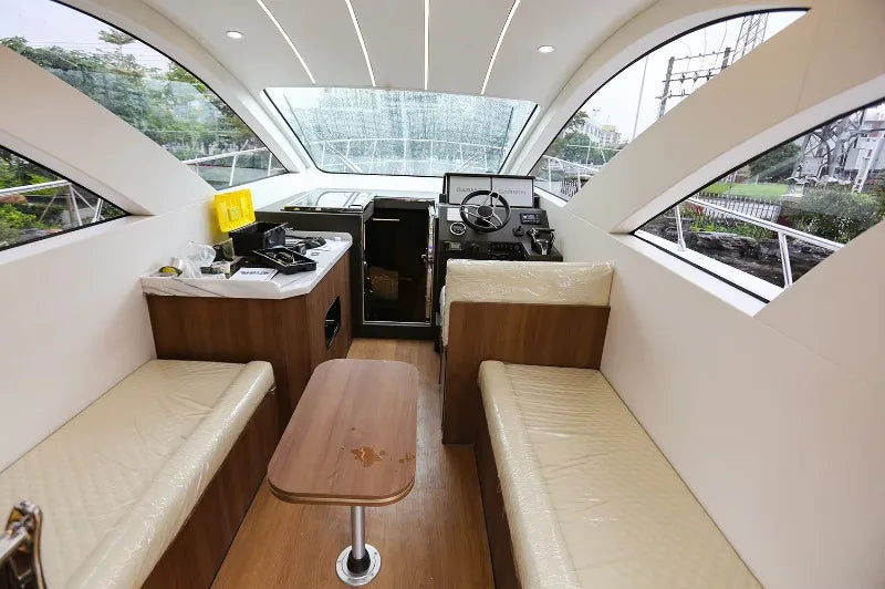 Customizable 2026  Factory Direct 41ft Aluminum Alloy  Luxury Yacht CE High Speed Sport Boat with Outboard Machine for Sale