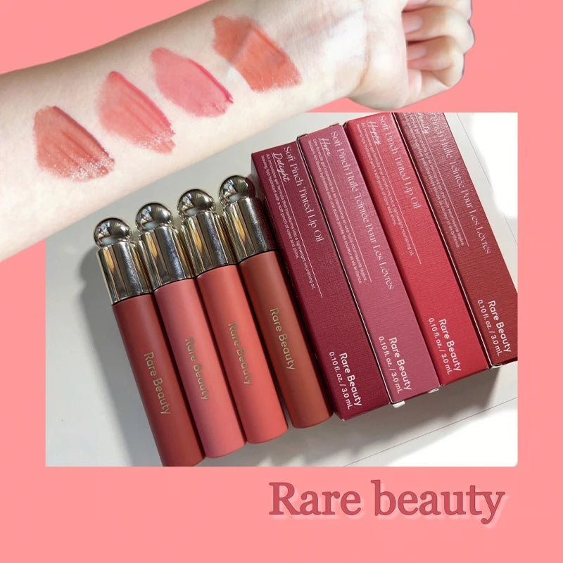 Rare Beauty Makeup Soft Pinch Tinted Lip Oil Stain Lip Gloss Delight Hope Happy Wonder Liquid Blush Cosmetics Face Eye Blusher