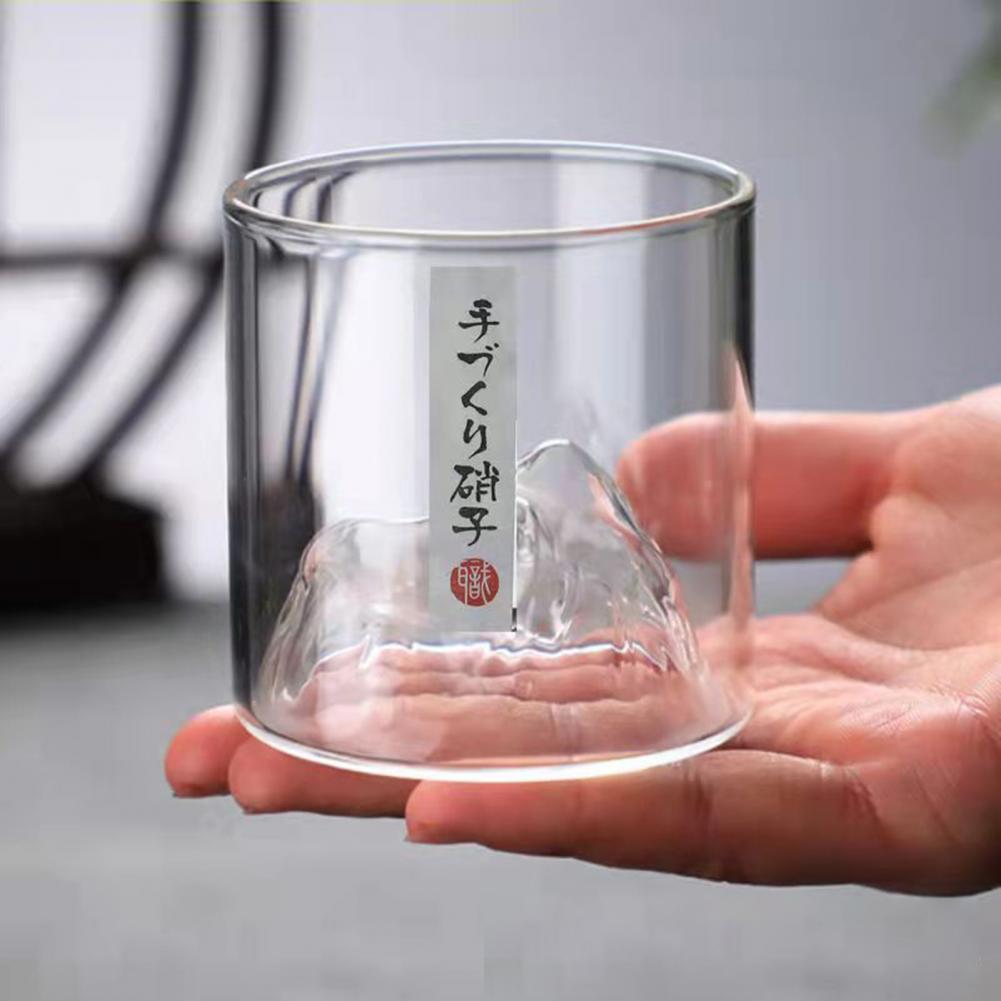 200/300ml Whiskey Glasses Unique Exquisite Workmanship Mount Craft Premium Fashion Drinking Glass for Lovers glass cups drinkwar
