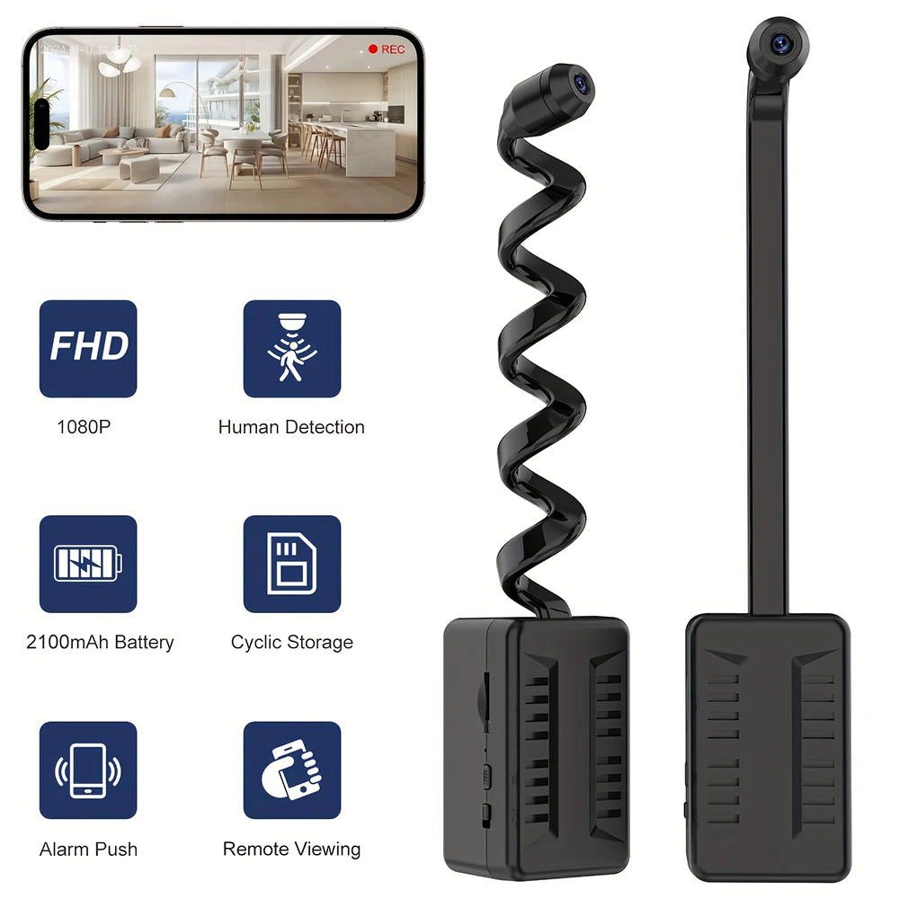 HD 1080P Mini Camera Motion Detection WiFi Camera Video Recorder Indoor Security Protection Surveillance Camcorder Remote View