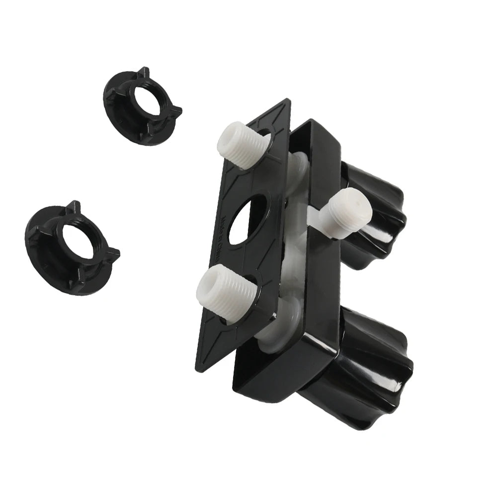 4 Inch RV Camper Faucet Mixing Valve Hot and Cold Bathroom Shower Switch with Water Supply Motorhome Travel Trailers B09JZGH72T