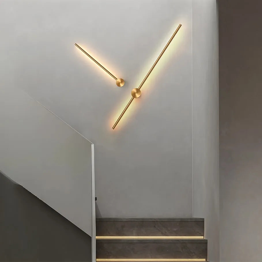 2/1 PCS Modern Led Wall Lamp 350° Touch Switch Long Wall Light For Home Living Room Sofa Background Wall Sconce Lighting Fixture
