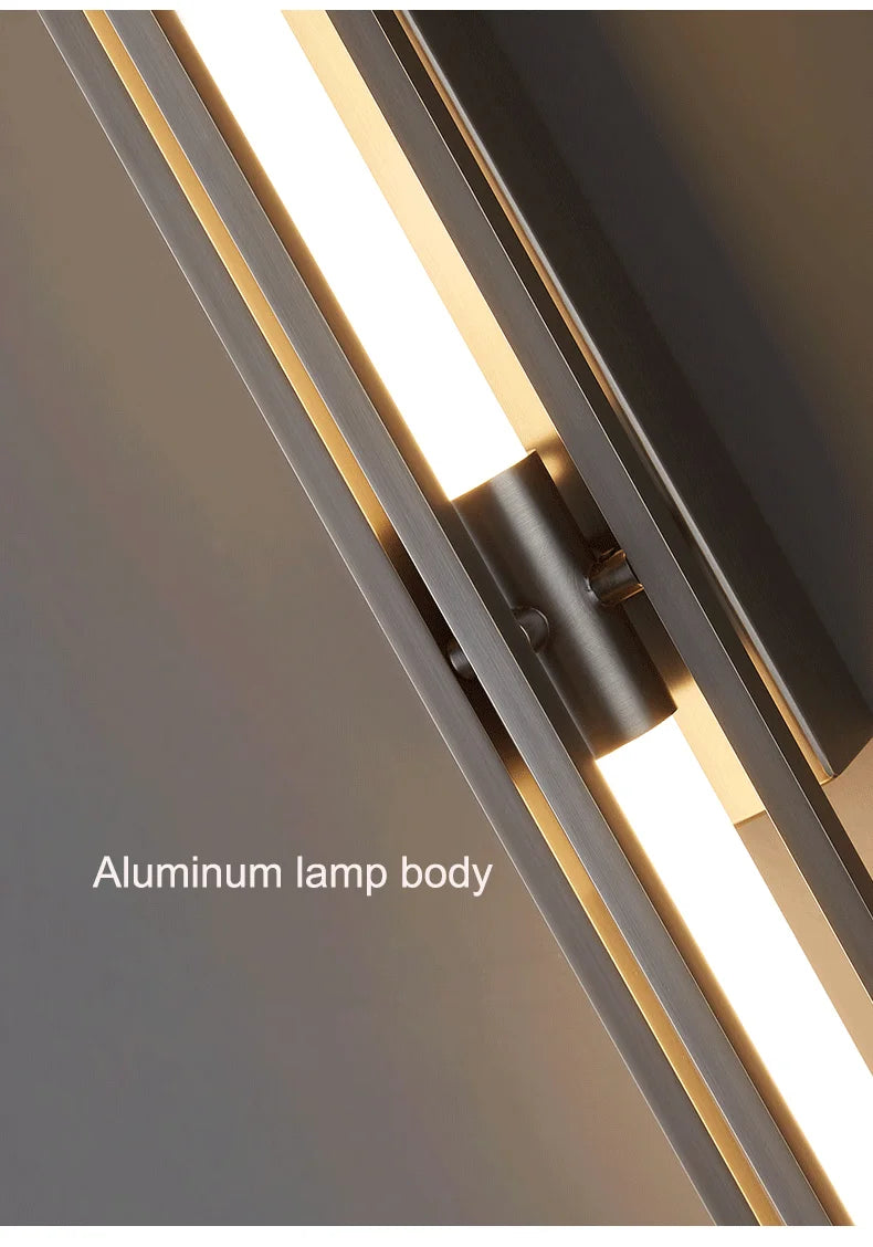 Light Luxury Wall Lamp Modern LED Gold Wall Light Indoor Lighting Wall Sconce Home Decor for Living Room Bedroom Bedside Stairs