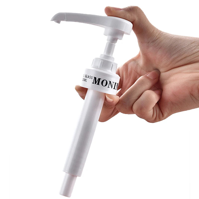 1/6PCS Coffee Milk Tea Dispenser Syrup Pump Liquid Dispenser For Monin Syrup 10ml Juice Bottle Dispenser Pump Kitchen Tools