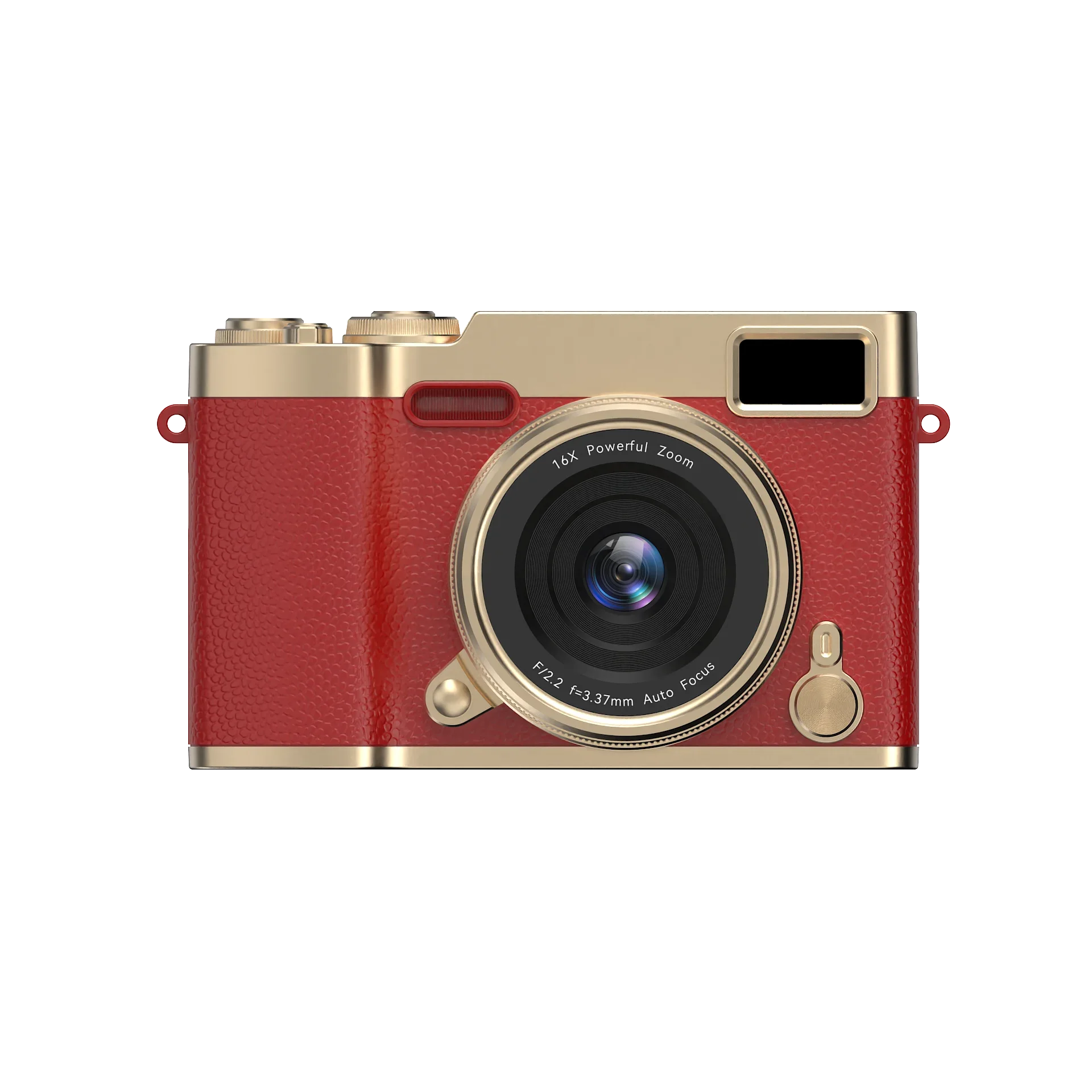 4K Flip Screen CCD Digital Camera 16X Zoom 1080P HD Vlogging Camera Travel Portable Digital Camera with Autofocus Beauty Filter