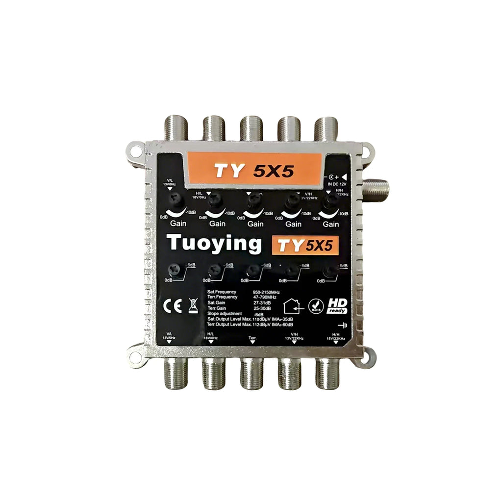 5x5 TV signal amplifier, satellite signal amplifie