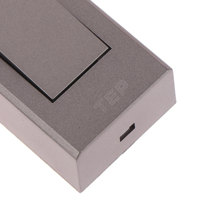 1 Gang 2 Way Surface Mount Switch Grey/White/Gold Panel Wall Light Switch Wire Hanging Installation Bedside On/Off Control Lamp