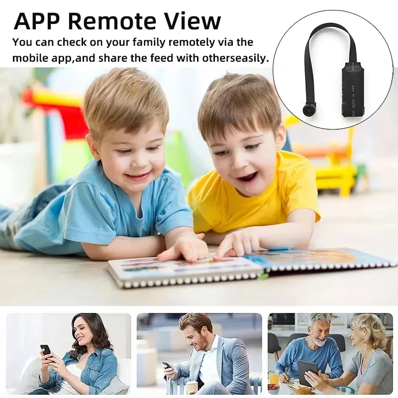 4K HD Mini WiFi Camera - Remote Viewing Motion Detection DIY Home Nanny Style Surveillance Cam