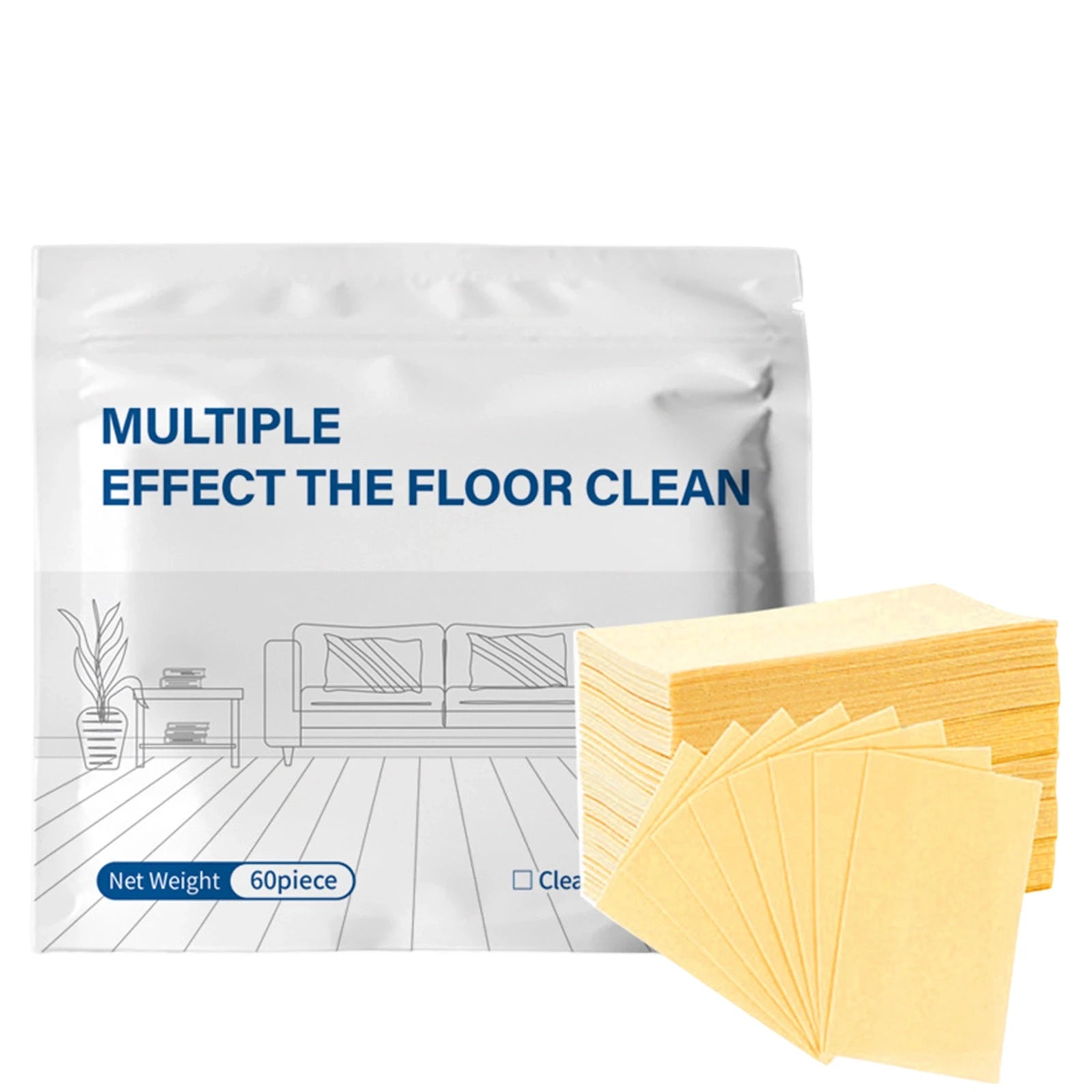 Floor Cleaner Refills Multi-Surface Deep Cleaning Sheets for Mop Deodorant Brightening Disposable Dry Wet Reusable Home Supplies