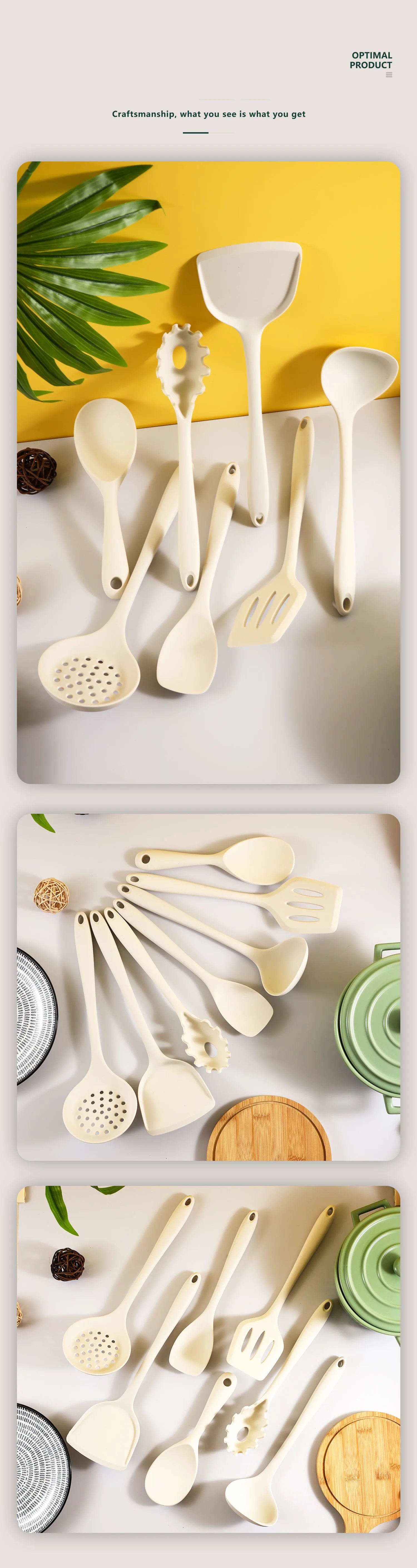 Silicone Kitchen Cooking Utensils Spatula Pasta Cookware Set Cooking Accessories Kitchen Utensils Kitchen Tools Kitchen Gadgets