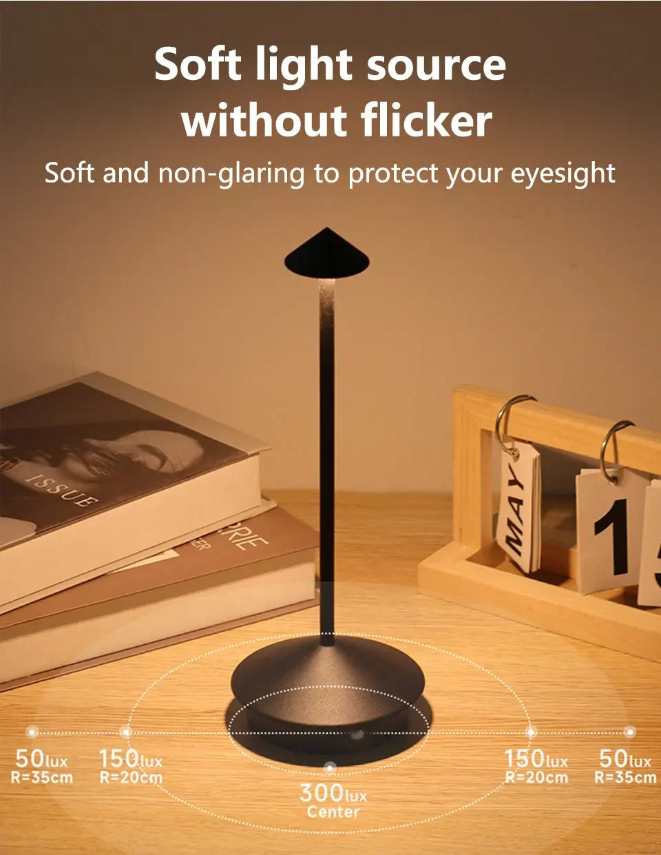 Hotel Rechargeable Table Lamp Creative Dining Touch Led Bar Coffee Pina Pro Table Lamp Lampada Da Tavolo Decorative Desk Lamp