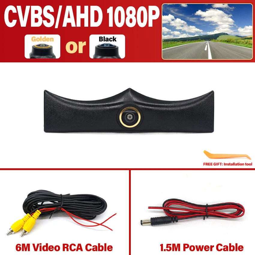Car Front Camera For Audi A4 A4L B8 B9 2017 2018 Not Fit B5 B6 B7 Car Special Front HD Camera High Quality Waterproof CCD HD