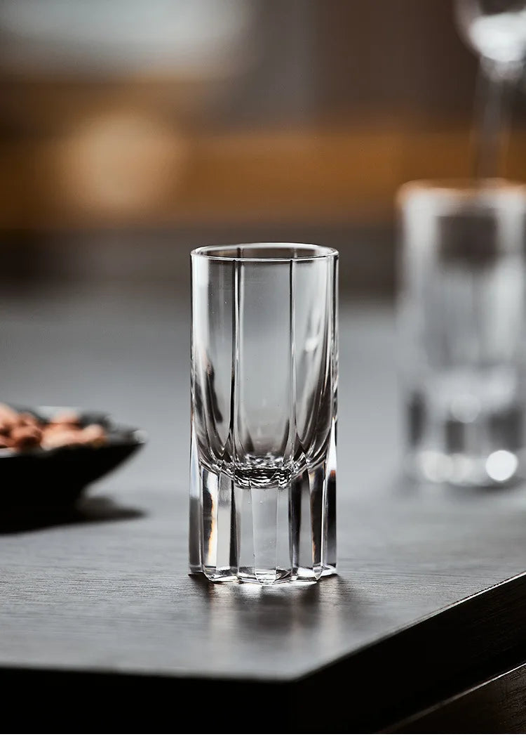 25ML Crystal Shot Glass Whiskey Tequila Glasses Home Bar, Elegant Gift Set For Weddings, Parties & Bourbon Tasting,liquor Cup