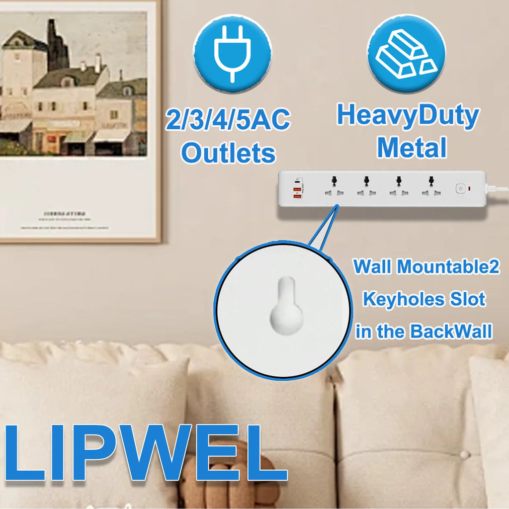 1pc white AU Wall mounted power socket extension with USB PD 20W fast charging Safety door design Suitable for home office use