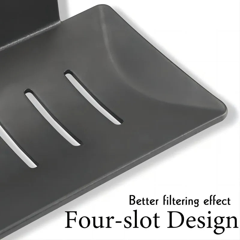 STARON Stainless Alloy Soap Holder Bathroom Soap Dish With Drain Water Wall Mounted Soap Box Bathroom Accessories