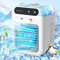 Portable Air Conditioners,3-In-1 Cooling Fan Air Conditioner with 2-Speed,Built-In 1800mah Battery,Air Cooler for Home&Outdoor
