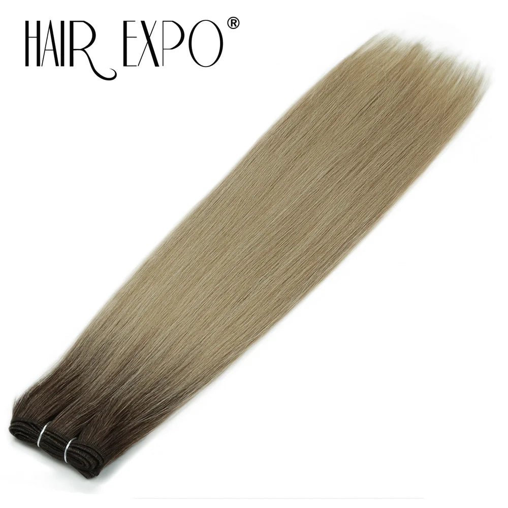 26" Bio Straight Hair Bundles Natural Soft Heat Resistant Fiber Synthetic Fiber Hair Extensions Protein Straight Hair Weave