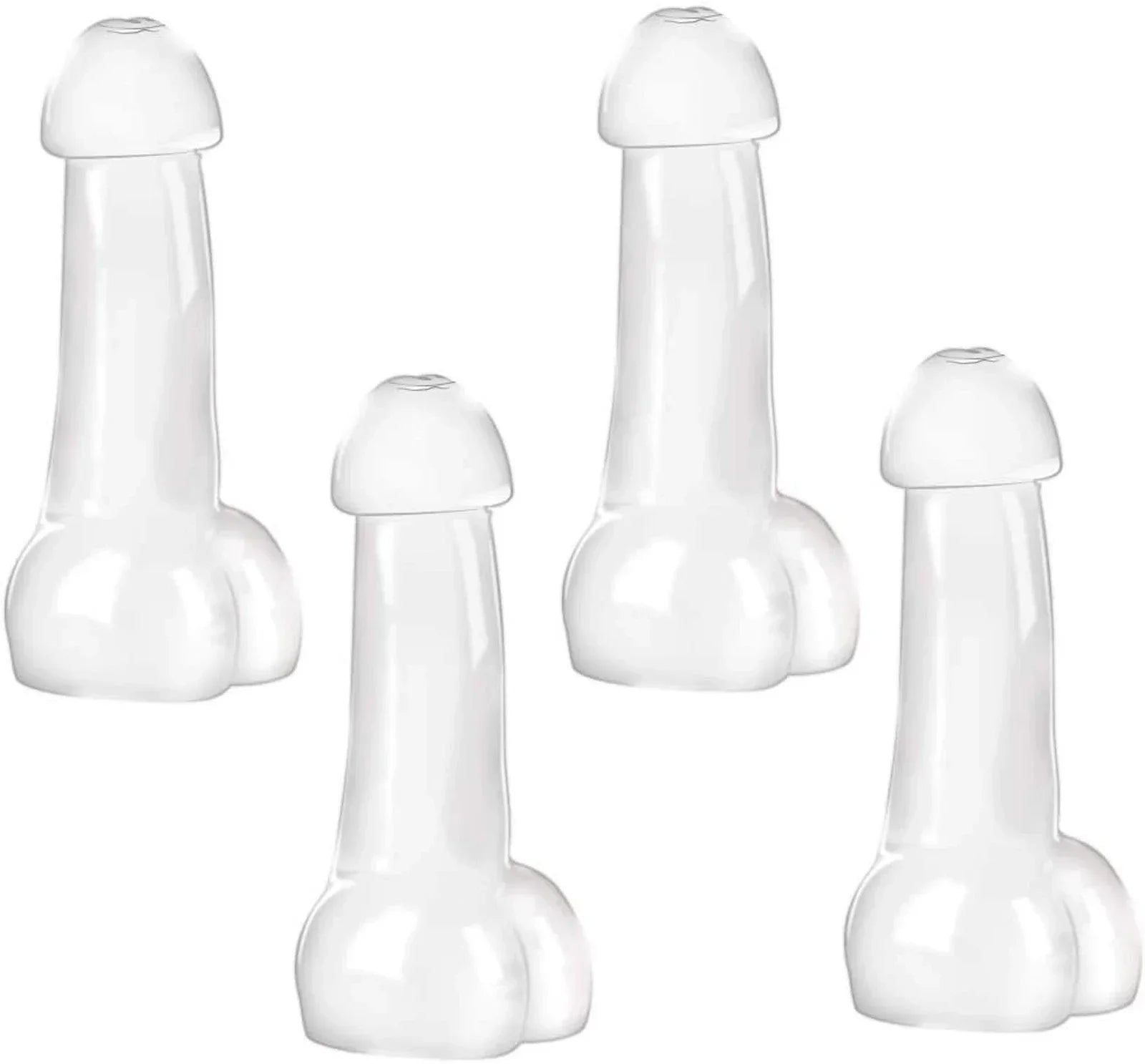 Clear Small Glass Bottle Cocktail Glasses for Club Party Night Bar KTV Show No Sprinkle Novelty Drinking Glasses