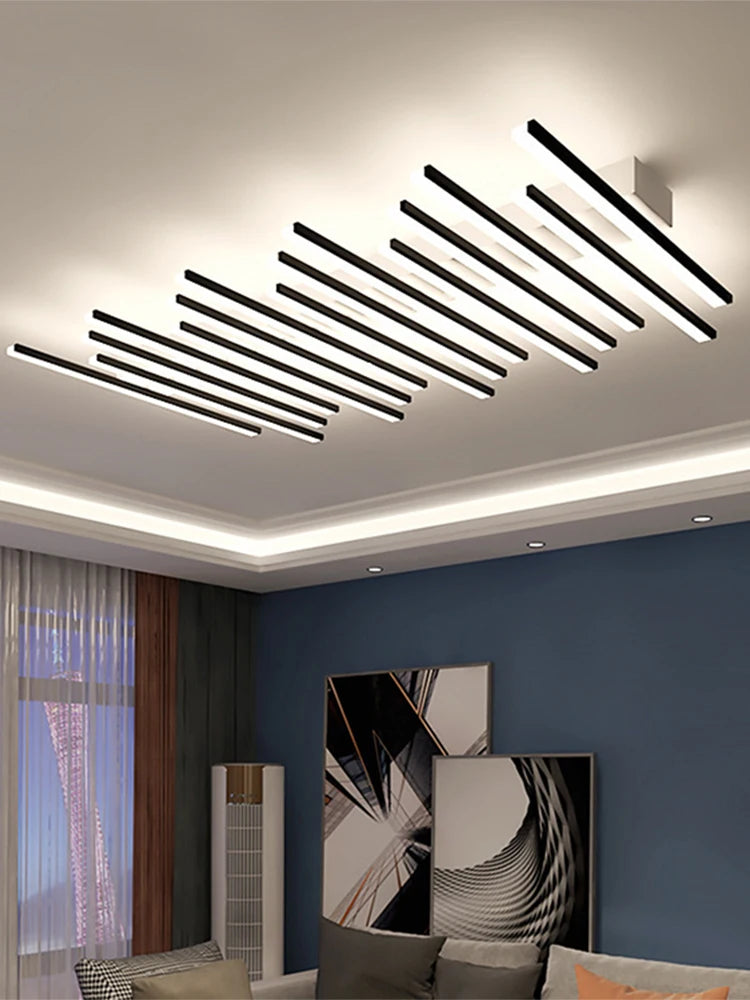 Modern Living Room Lamps Ceiling Light Interior Decoration for Home House LED Lamps for Bedrooms Linear Ceiling Light Home Lamp