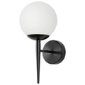 Modern Led Wall Lamps Indoor Golden Wall Lights with Milky PVC Round Ball Bedside Wall Lights Double G9 Bulbs with Light Bulb