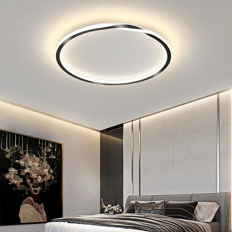 Modern LED Room Decoration Ring Ceiling Light Living Room Bedroom Dining Room Ceiling Lamp Indoor Lighting Decorative Lamps