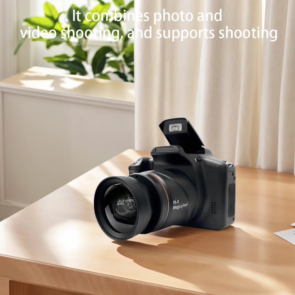 16MP Digital Camera with 2.4 Inch LCD Screen Video Camera 16X Digital Zoom Video Recorder for Photography and Video