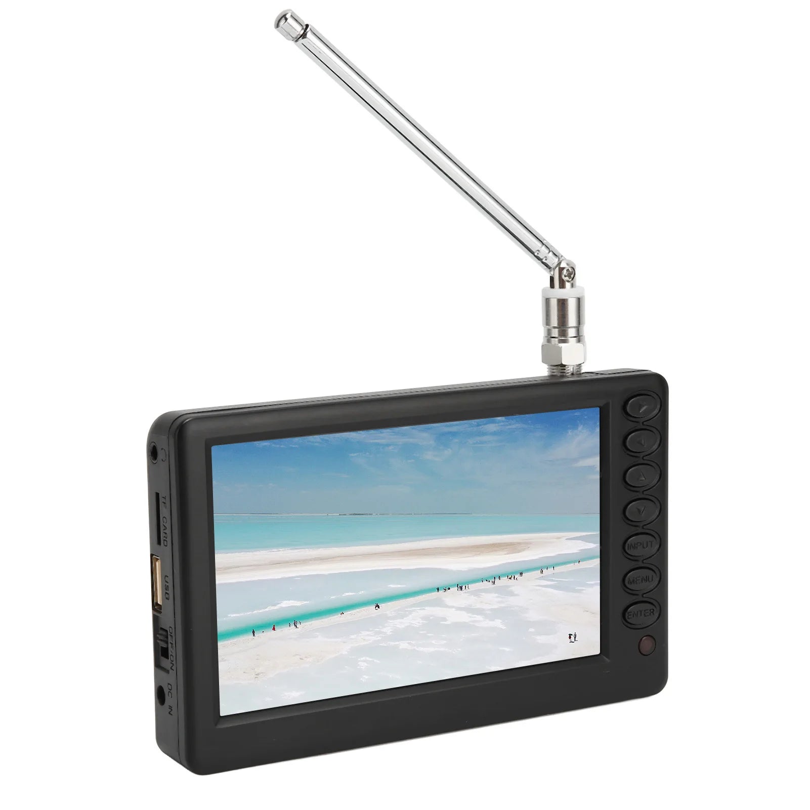 5 Inch Portable TV 5 Inch Portable TV ISDB T Compliant Rechargeable 1080P Mini Digital Television  Digital TV Portable TV
