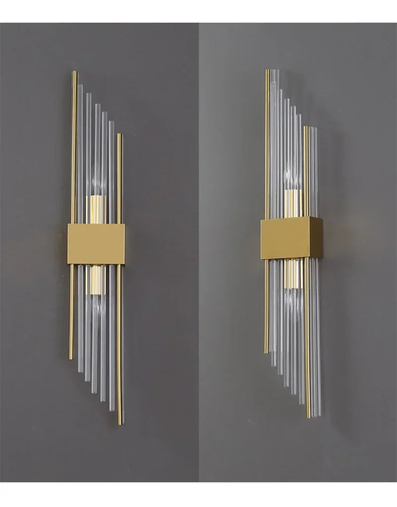Luxury Wall Lamp Modern LED Gold Wall Light Indoor Lighting Wall Sconce Home Decor for Living Room Bedroom Bedside Stairs Lamps