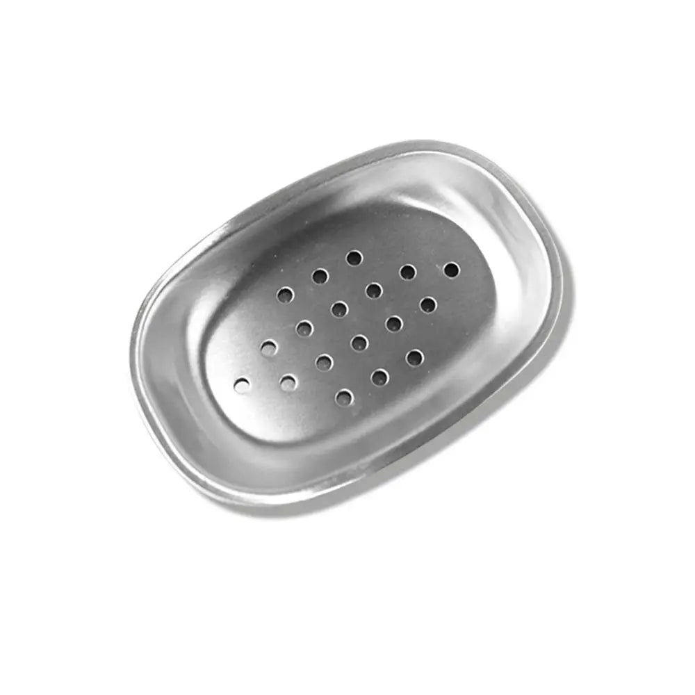 Stainless Steel Soap Dish Durable Double Layer Drainable Soap Container Tray Storage Rack Bathroom Kitchen Sink Organizer