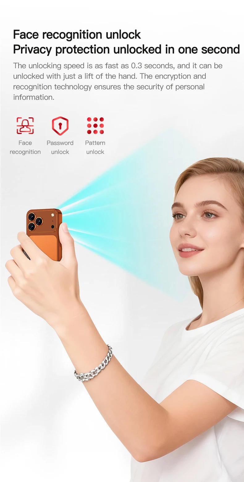 SERVO S45 PRO 4G LTE Mini Smartphone 4.5" Screen Android10.0 OS 3GB+64GB WiFi Hotspot 2MP Camera 2 SIM Card Pocket Smart Phones
