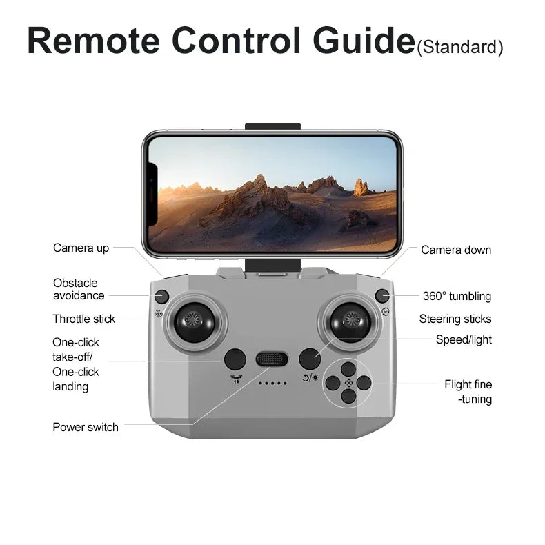 Lenovo D18 Drone 8K Aerial HD Dual-Camera Intelligent Obstacle Avoidance Brushless Power 5G WIFI Screen Remote Control GPS Drone