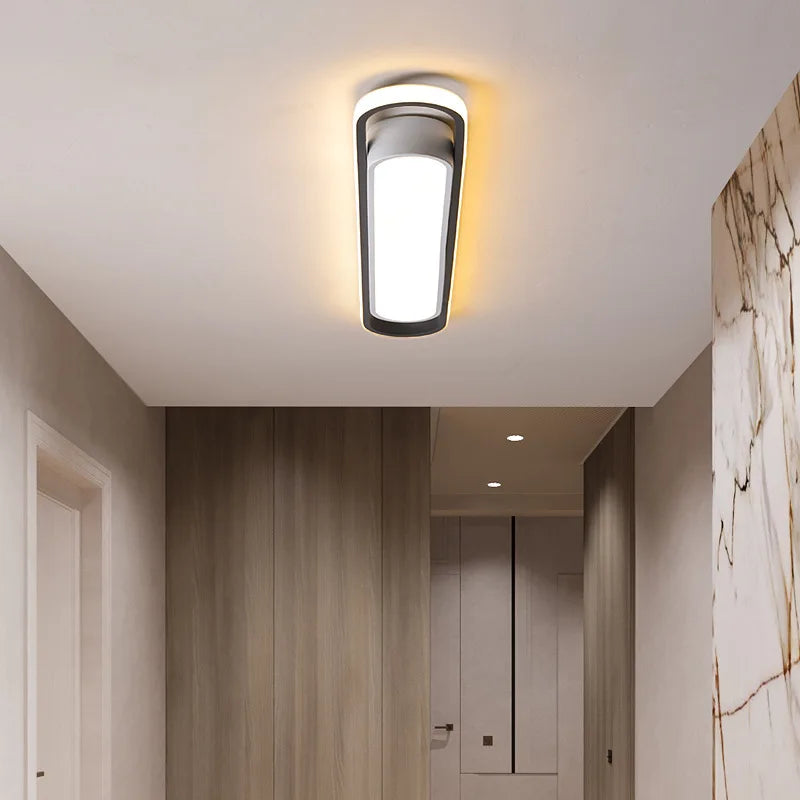Aisle LED Ceiling Light Rectangular Home Ceiling Chandelier Bedroom Kitchen Decor Lamp Modern Indoor Lighting Living Dining Room