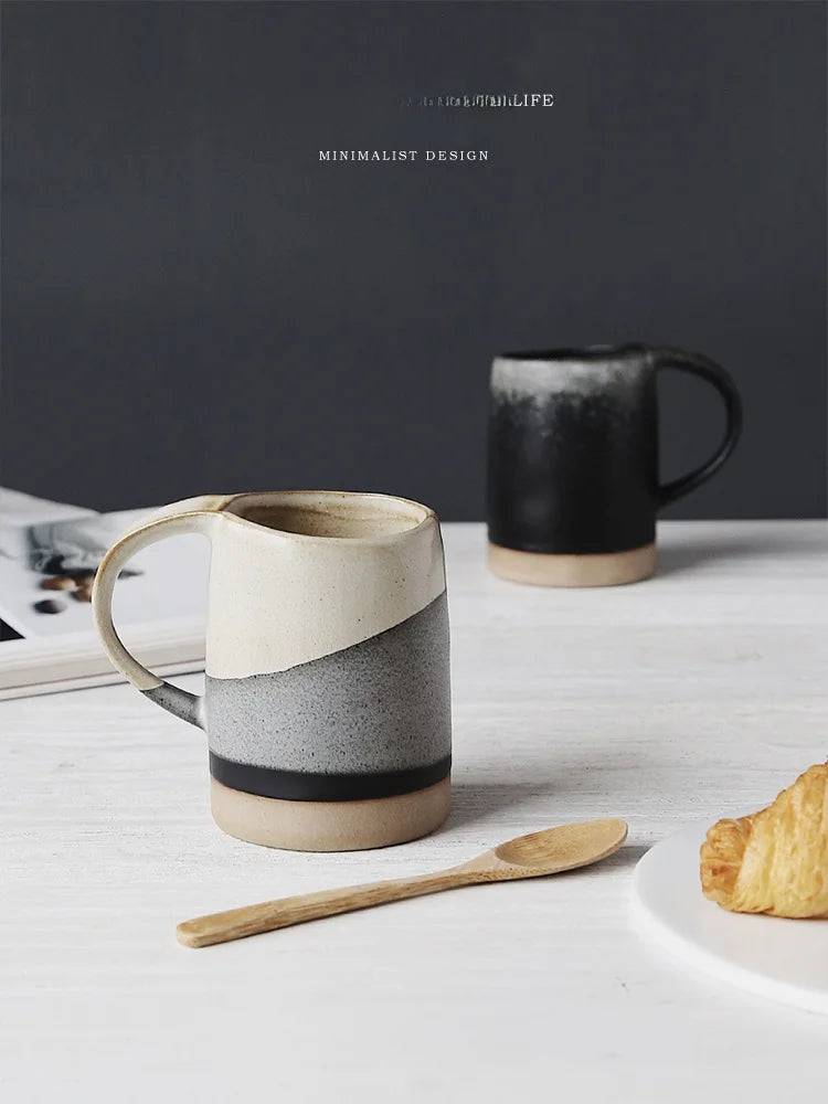 Tlife Japanese Sle Cerc Coffee Cup Vintage Small Batch Mugs Couple Cups Day Night Home Use Handmade Available