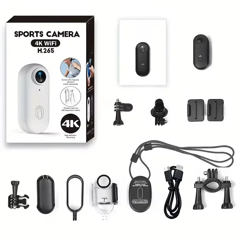 4K FHD 1080P Action Camera In Helmet Motorcycle Bike Sport Mini Filming Bicycle Outdoor SportsBody Cam And Video Recording